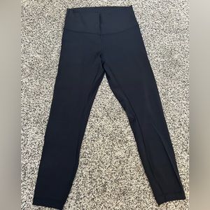 Lulu Lemon Wunder Under 25” size 8 Black